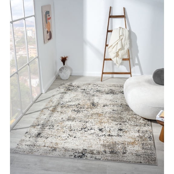 United Weavers Nelson Gerard Modern Abstract Accent Rug, Beige, 1'10" x 3'