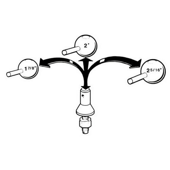 Convert-A-Ball 800B Convert-A-Ball 2 Ball Hitch System - Chrome