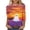 03-Purple, variant on QATAINLAV Halloween Shirts for Women Funny Cute Graphic 3/4 Sleeve Tunic Tops Casual Round Neck Pullover Blouse Orange XXL