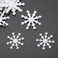 thumbnail image 3 of Table Confetti, Shiny Beautiful Party Snowflakes, Snowflakes, for Party Xmas Red,White, 3 of 8