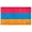 Armenia 3x5 ft Polyester Flag, variant on AGAS Armenia Boat Flag - 12x18 inch - 200D Nylon - Stitched Edges - Canvas Header Brass Grommets - Fade Proof - AM National Flag - Armenian Flag Armenian Tricolour Եռագույն Yeṙaguyn