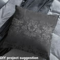 thumbnail image 3 of Manfei Grey Damask Fabric By The Yard,Exotic Butterfly Upholstery Fabric,Bohemian Butterflies Floral Print Decorative Fabric,Gothic Style Indoor Outdoor Fabric,Black Grey,1 Yard, 3 of 6