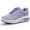 Purple, variant on HAOTAGS Women's Breathable Athletic Running Sneakers Lace Up Comfortable Walking Shoes Hot Pink Size 9