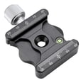 thumbnail image 2 of DE-50 Aluminum Alloy Quick Release Plate Clamp Camera Mount Adapter 3/8", 2 of 6