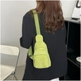 thumbnail image 4 of Kukuzhu Women‘s Casual Fanny Pack Japanese Kawaii Colorful Crossbody Bag Lightweight Belt Pack for Travel Sports Hiking (Green), 4 of 6