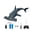Gray, variant on RC Shark with Water Spray & Diving, 2.4GHz Electric Swimming Fish with Waterproof Remote, Remote Control Boat for Beach and Summer Pool, Lake