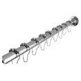thumbnail image 1 of Tringle de Douche Réglable en Acier Inoxydable 72 Po. Americana avec Base de Tringle de Douche Milano & Chrome, 1 of 1