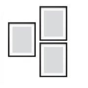 Frame, black, 16x20 inch,Poster Frame,Picture Frame, 3 Pack