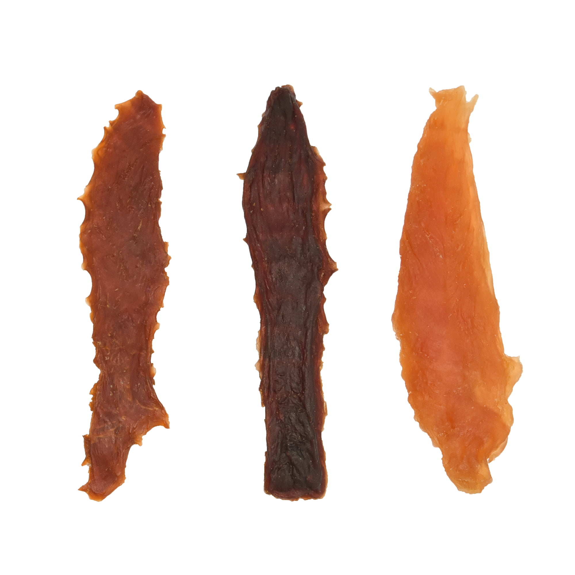 Golden Rewards Chicken, Duck and Beef Premium Variety Dry Jerky Treats for Dogs, 12 oz Bag