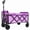 Purple, variant on Alvantor Collapsible Folding Wagon with Cup Holders, 360 lb, Purple