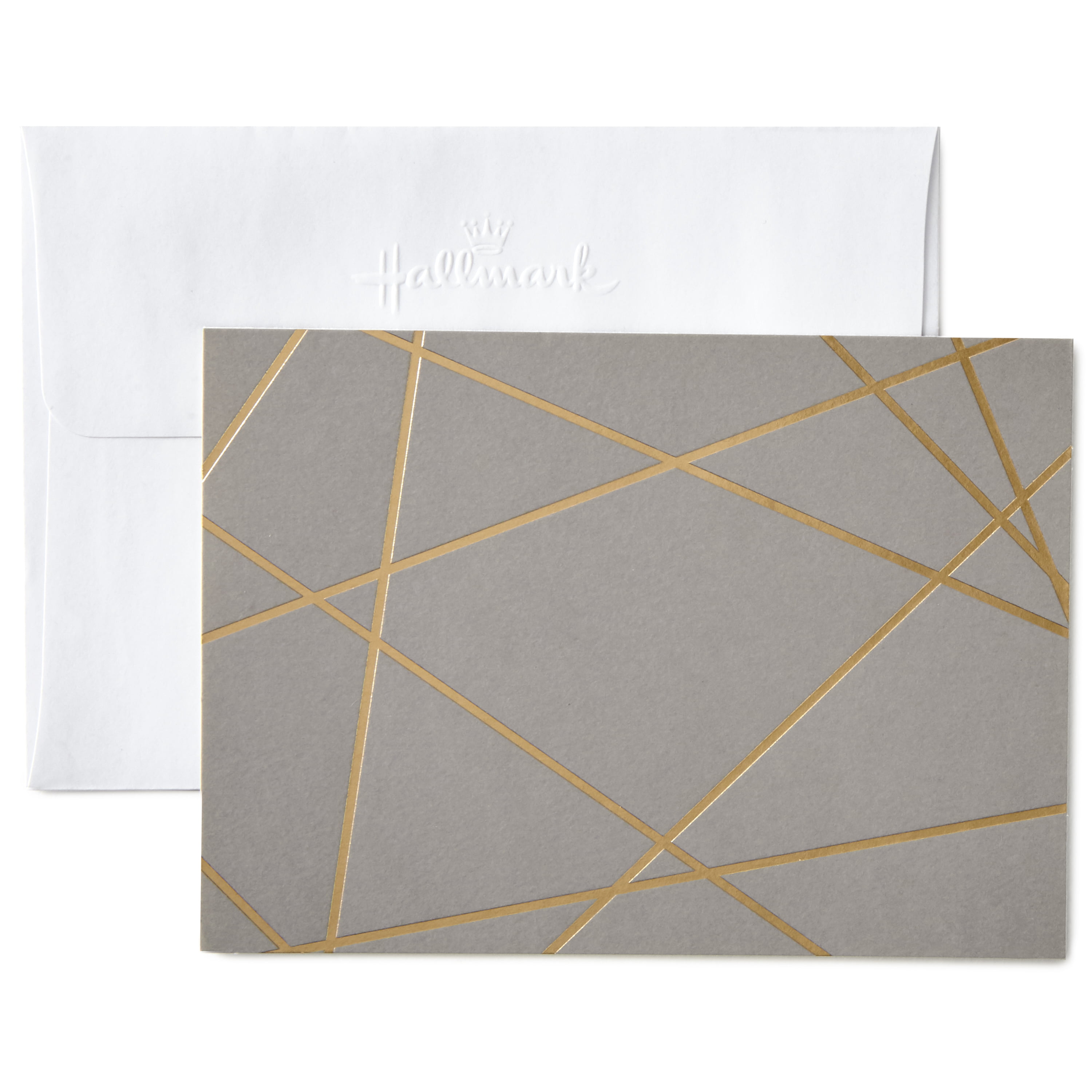 Bumblebee Hallmark Signature Gold Blank Cards 10 Cards with Envelopes