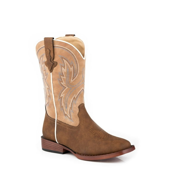 Roper Boys Eastwood Square Toe Cowboy Mid Calf Boots