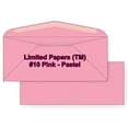 thumbnail image 2 of Limited Papers (TM) #10 Regular Envelope - Pastel - Soft - 24# (4.8" x 9.5") - Announcement, Invoices, Statements, Checks, Letters, Contracts, Business Envelope (Pink, 50), 2 of 3
