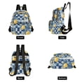 thumbnail image 4 of FORMRS Mini Backpack Purse for Women Travel Daypack Casual Shoulder Bag, Retro Plaid Lemon, 4 of 7