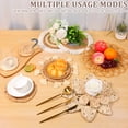 thumbnail image 4 of 9Pcs Boho Wall Basket Decor Wall Hanging Basket Hanging Decor Seagrass Rattan Wicker Wall Decor for Farmhouse Bedroom Living Room Display Table Settings Kitchen Home, 4 of 12