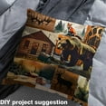 thumbnail image 2 of jejeloiu Wild Deer Bear Fabric by the Yard 5 Yards,Jungle Animal Fox Fabric for Sewing,Retro Framhouse Cabin Home Decor Fabric by the Yard For Boys Kids,Ultra Soft Home Decor, 2 of 6