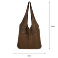 thumbnail image 4 of Bolsa de hombro tejidos huecos coreanos de punto para mujer de playa de verano JShteea Para Estrenar, 4 of 9