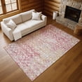 thumbnail image 7 of Addison Rugs Mayfield Premium Machine Washable Transitional Geometric Pink Rectangle Rug, 10' X 14' Machine Washable Transitional Geometric Pink Oversized Sherpa Throw Blanket, 7 of 7