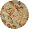 thumbnail image 3 of SAFAVIEH Soho Ivy Floral Wool Runner Rug, Beige/Multi, 2'6" x 8', 3 of 7