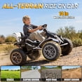 thumbnail image 5 of East doll 24V Ride on Toys for Big Kids, 24V Ride ons Car ATV for Kid with 4×200W Motors, Parent Remote Control, Bluetooth Music, Adjustable Seat, Off Road Kids Electric Car for Ages 3-12, White, 5 of 10