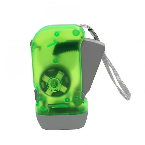 HIBIBUD Hand Crank Emergency Flashlight, Squeeze Wind-up Flashlight for Kids and Adults Camping, Outdoor Sports, Hiking, No Battery Required