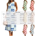 thumbnail image 3 of QUNYINEY Striped Womens Sun Dresses Summer Casual Long Sleeveless A Line Dress Loose Fit Flowy with Pockets Crew Neck Dresses S-2XL, 3 of 5