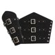 thumbnail image 3 of Brazalete de cuero personalizado para hombre, estilo medieval, exagerado, ancho, estilo punk, para montar a caballo, 3 of 5