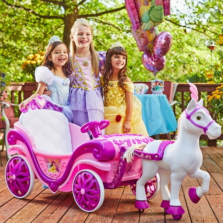 disney princess ride on carriage 6v