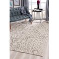 thumbnail image 2 of eRug Outlet Tapis Moderne Abstrait (5x8 Pieds), 5'3" x 7'7", Ivoire, 2 of 6