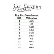 Sterling Silver Womens Bali Rope Thick Ring 925 Band 18mm Jewelry Female Male Unisex Size 12