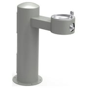 Elkay Lk4410frk 14" Outdoor Floor Mounted Single Drinking Station - Grey