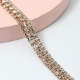thumbnail image 1 of Cadena de diamantes de garra blanca cosida a mano Cinturón de diamantes de varias filas Ropa decorativa Bolso Accesorios Material de accesorios Cadena de garra, 1 of 6