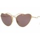 thumbnail image 1 of Miu Miu Sunglasses MU55RS 55RS 7OE6X1 Women Gold Frame/Dark Brown Lens BRAND NEW, 1 of 6
