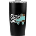 thumbnail image 2 of Roller Skates Derby Keep On Rolling Stainless Steel 20 oz Travel Tumbler, Vacuum Insulated & Double Wall with Leakproof Sliding Lid | Great for Coffee/Hot Drinks and Cold Beverages, 2 of 6