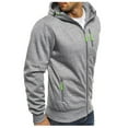 thumbnail image 2 of LEEy-world Jacket Men Men's Tactical Jacket 6 Pockets Water-Resistant Warm Windproof Softshell Lined Winter Hunting Coats Grey,3XL, 2 of 5