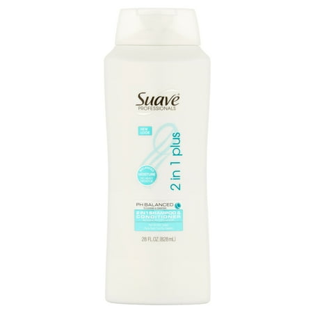Suave Professionals Plus 2 in 1 Shampoo and Conditioner, 28 oz