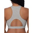 thumbnail image 6 of Smart & Sexy Women's Comfort Cotton Rib Cut-Out Racerback Bralette, Style-SA1415, 6 of 8