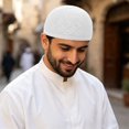 thumbnail image 3 of SRZYMJ Hats - Keffiyeh Kufi Hats for Menâs Common use and Gifts | Skull Cap | Clothes, 3 of 4