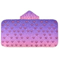 thumbnail image 5 of Yayeee Kids Hooded Towel with Hand Pockets Beach Soft Absorbent Bath Wrap 50 x 23.5 inch, Pixel Love, 5 of 5