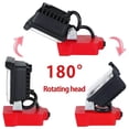 thumbnail image 2 of LED Work Light for Milwaukee M18 20V Lithium Battery Super Bright Jobsite Light Portable Flashlight for Camping Emergency Tools, 2 of 5
