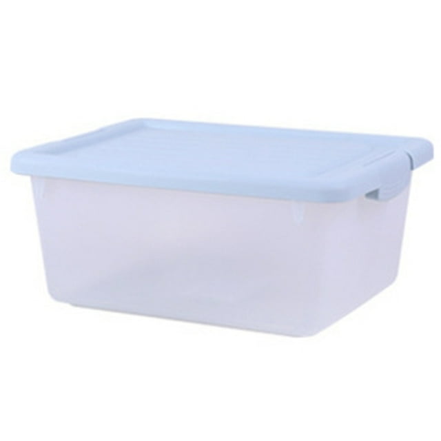 Coofit Boîte Conteneur Plastique Transparente Multifonction Jouets Bac de Rangement Boîte à Loquet de Rangement