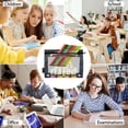 thumbnail image 6 of FORMRS 2 Pack Pencil Pouch for 3 Ring Binder with Clear Window Zipper Case, Red UFO, 6 of 6
