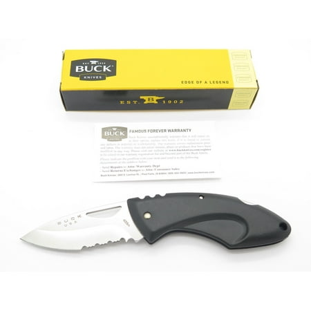 - BUCK 433 JUNO LIMITED BUILDOUT BLACK LIGHTWEIGHT LOCKBACK FOLDING POCKET KNIFE