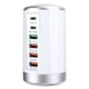 thumbnail image 3 of Cargador de concentrador USB ANGGREK PD-18W Estación de carga rápida múltiple 6 puertos, 3 of 8