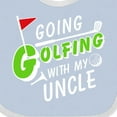 thumbnail image 4 of Inktastic Going Golfing with My Uncle Kids Golf Boys or Girls Baby Bib, 4 of 4