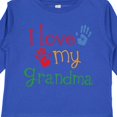 thumbnail image 4 of Inktastic I Love My Grandma Boys or Girls Long Sleeve Toddler T-Shirt, 4 of 5
