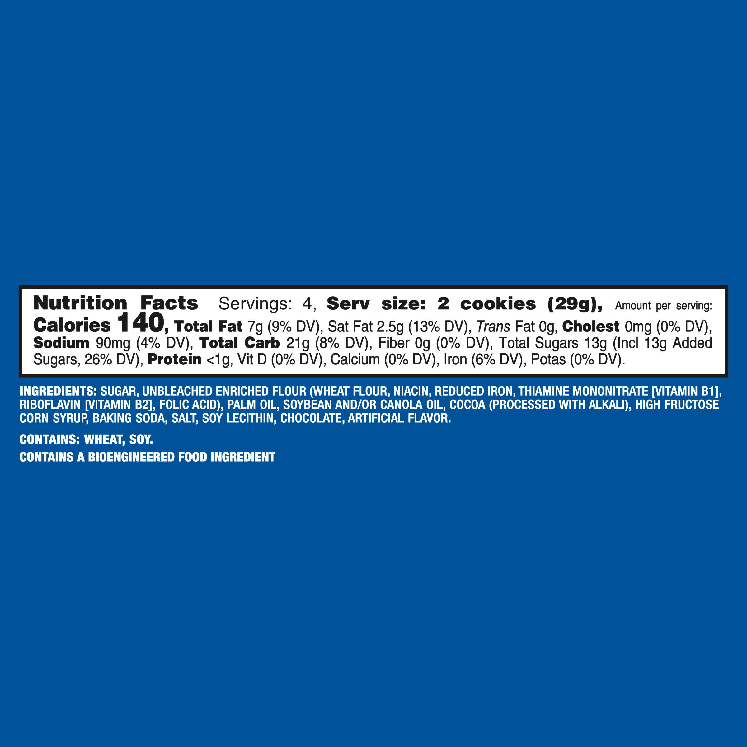 NABISCO OREO ORIGINAL DOUBLE STUF KING SIZE COOKIES 4.15 OZ