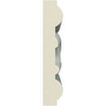 thumbnail image 3 of Ekena Millwork 2"H x 3/8"P x 94 1/2"L Tristan Chair Rail (12-Pack), 3 of 6