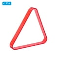 thumbnail image 3 of Plastic Pool Triangle Rack Billiard 8 Ball Racks Pool Table Accessory, Red, 3 of 6