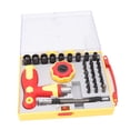 thumbnail image 3 of Juego de destornilladores de trinquete de 34 Uds., Kit de herramientas de reparación de electrodomésticos de acero de alta dureza con varilla de extensión para teléfonos, tabletas y relojes, 3 of 8